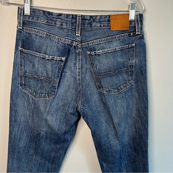 Lucky Brand Women's Sienna Slim Boyfriend Jeans Sz 26 Distressed Button Fly - Picture 13 of 15